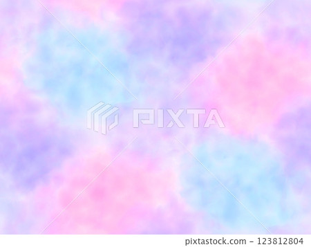 A watercolor seamless background with a hazy look of colorful hydrangeas 123812804