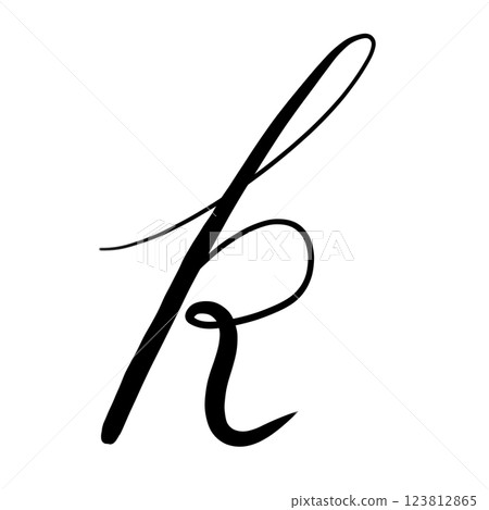 hand drawn lettering calligraphy lettering on white background 123812865