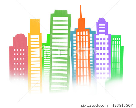 多彩的城市景觀 123813507