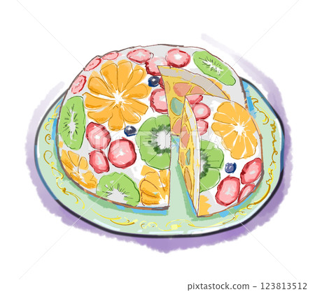 Zuccotto cake Zuccotto cake 123813512