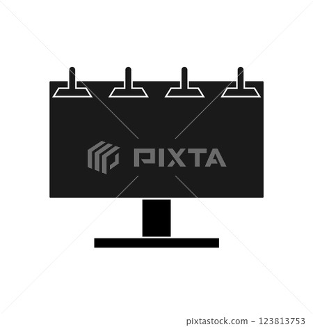 Billboard, Icon vektor 123813753