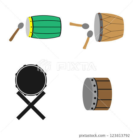 Icon of Ramadan drum. 123813792