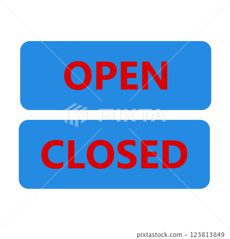 open and close icon 123813849