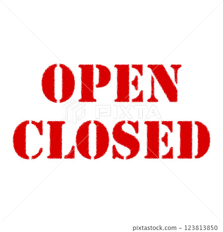 open and close icon 123813850