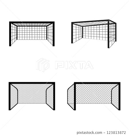 football goal icon vector 123813872