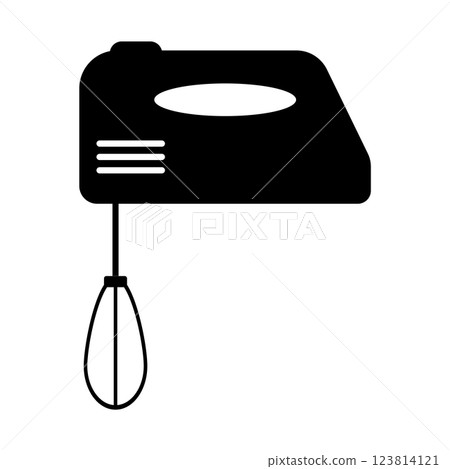 Hand mixer icon vector Hand mixer icon vector 123814121