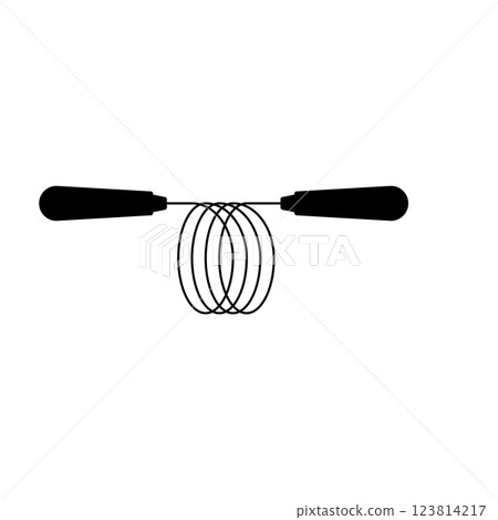 jump rope vector icon 123814217