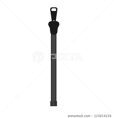 zipper vector icon 123814228