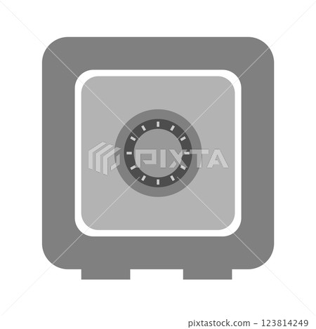 safe icon vector 123814249