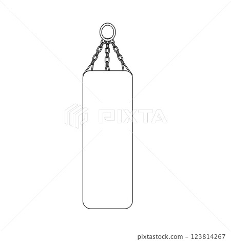 punching bag icon 123814267