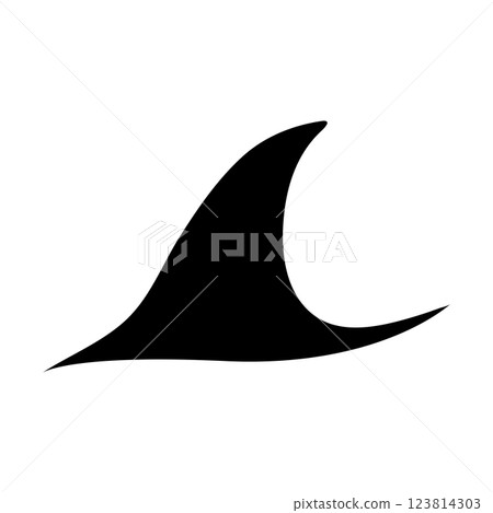 shark fin icon vector shark fin icon vector 123814303