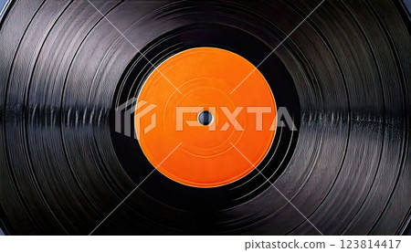 AI圖像：唱片表面特寫 123814417