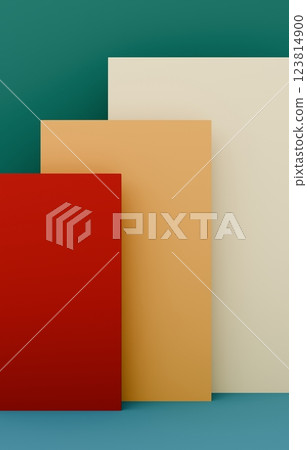 3D background material_rectangle_colorful 123814900