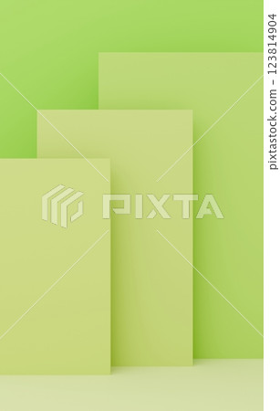 3D background material_square_green 3D background material_square_green 123814904