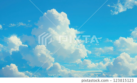 Cumulonimbus clouds spreading across the summer sky_2 Cumulonimbus clouds spreading across the summer sky_2 123815123