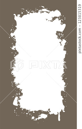 Vertical Abstract Grey Rustic Rough Frame Background Vintage Retro Style with White Copy Space 123815319
