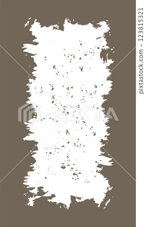 Vertical Abstract Grey Rustic Rough Frame Background Vintage Retro Style with White Copy Space 123815321
