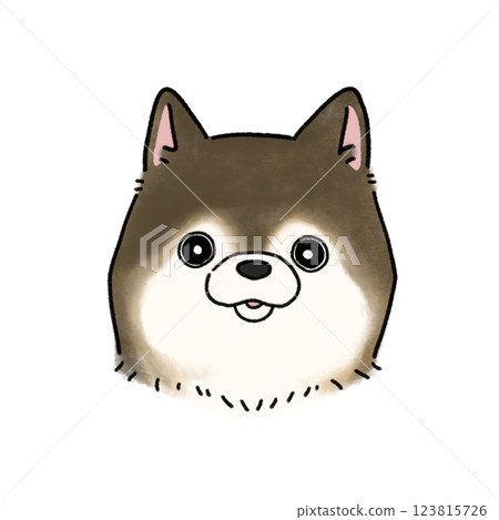 柴犬臉 (紅芝麻) 123815726