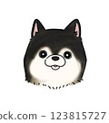 柴犬臉（黑芝麻） 123815727