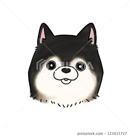 Shiba Inu Face (Black Sesame) 123815727