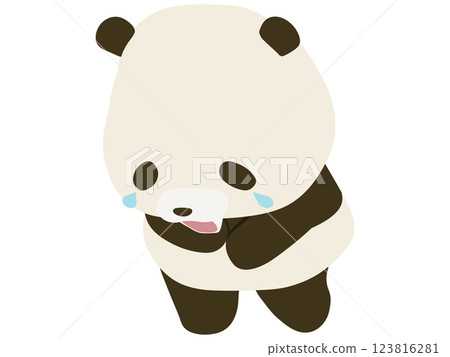 Laughing Panda 123816281