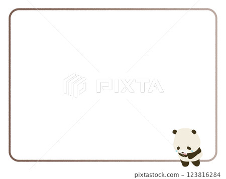 Laughing Panda Frame 123816284