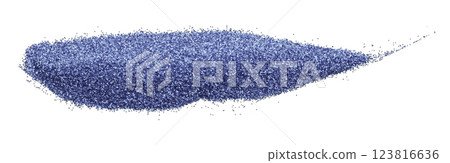 Purple glitter powder isolated on transparent background. Purple glitter powder isolated on transparent background. 123816636