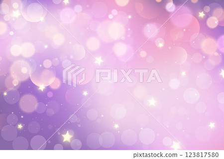 Pink magic background with sparkles stars and cute magic bokeh. Fairy purple pastel gradient. Pastel vector abstract sky with soft gradation for Valentine day and birthday design. Pink magic background with sparkles stars and cute magic bokeh. Fairy purple pastel gradient. Pastel vector abstract sky with soft gradation for Valentine day and birthday design. 123817580