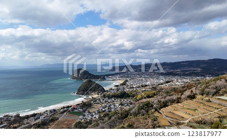 【長崎縣葛飾町鳥瞰圖】女島山 123817977