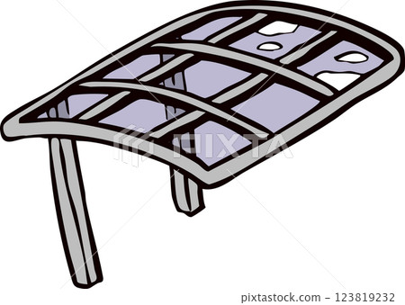 Carport with holes 123819232