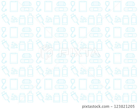 Medical seamless pattern A-2 123821205