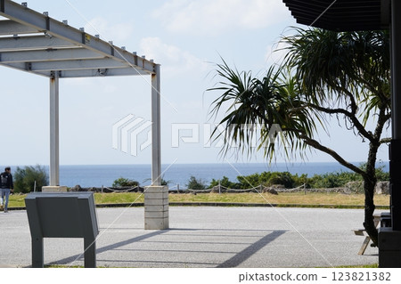 The calm sea of Okinawa The calm sea of Okinawa 123821382