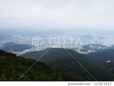 The landscape of the small city The landscape of the small city 123821912