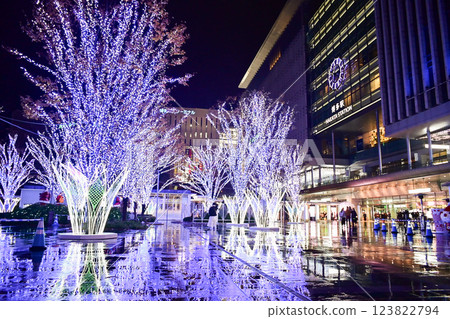 Illumination of rain 123822794