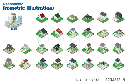 Connect! Isometric illustration [Housing 1] 123823549
