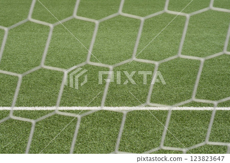 Artificial soccer turf Artificial soccer turf 123823647