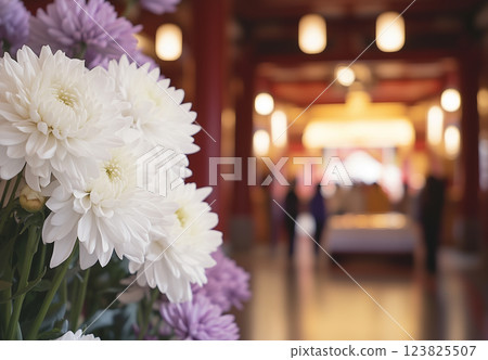 Japanese funeral Japanese funeral 123825507