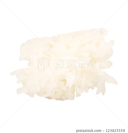Jasmine rice isolated on white background Jasmine rice isolated on white background 123825559