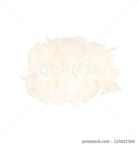 Jasmine rice isolated on white background 123825560