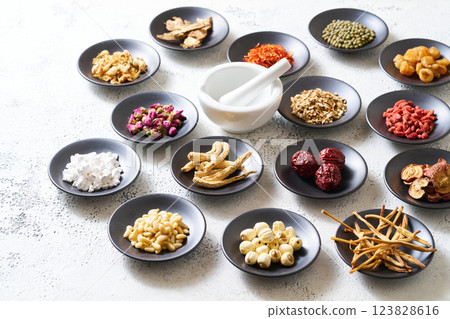 各種草藥成分 各種草藥成分 123828616