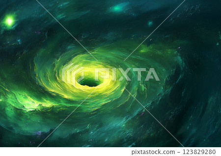 外太空黑洞的影像 123829280