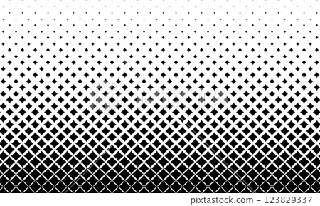 A deformed diamond-shaped tile pattern that gradually converges from the top 123829337