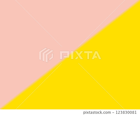 將影像分為黃色和粉紅色的背景。坡度。 123830081
