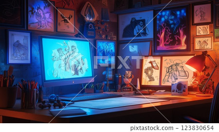 Animator's Room 123830654