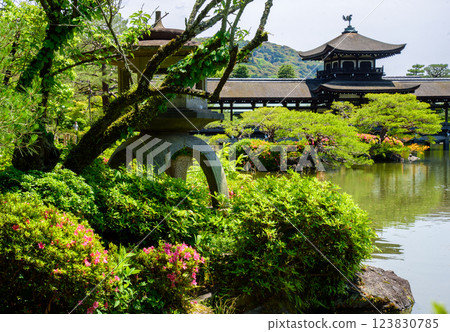 Bridge of Kyoto Heian Shrine Bridge of Kyoto Heian Shrine 123830785