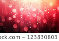 abstract red pattern red bokeh lights and water on glass 123830803