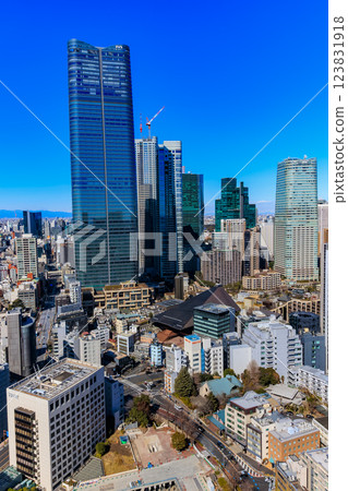 東京，港區，東京的象徵，從東京鐵塔觀景台看到的景色 123831918
