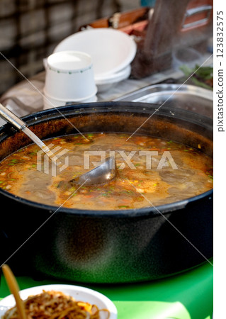 street food soup festival 123832575
