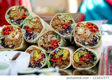 street food festival kebab 123832577