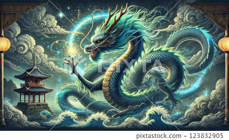 The Blue Dragon of the East 123832905